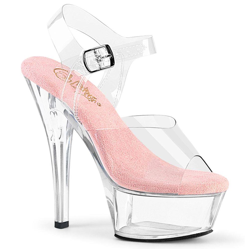 Pleaser - KISS208 Sandale à bride à la cheville - Rose Product image
